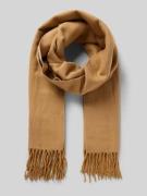 Kurt Beines Schal mit Fransen in Cognac, Größe 1