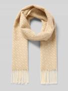 BOSS Schal aus reiner Wolle Modell 'ZESY_BB' in Beige, Größe 1