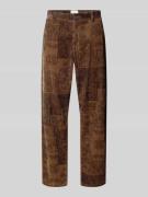 Les Deux Straight Leg Cordhose mit Strukturmuster Modell 'Kody' in Dun...