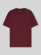 HUGO Relaxed Fit T-Shirt aus reiner Baumwolle Modell 'DAPOLINO' in Bor...