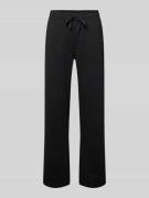 Gina Tricot Straight Fit Sweatpants mit Tunnelzug in Black, Größe S