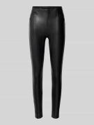 Only Slim Fit Hose in Lederoptik mit elastischem Bund Modell 'JESSIE' ...