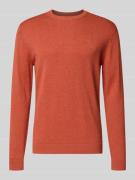 Tom Tailor Regular Fit Strickpullover aus reiner Baumwolle in Orange, ...