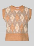 SUNCOO PARIS Weste mit Rundhalsausschnitt Modell 'PHILO' in Camel, Grö...