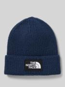 The North Face Beanie in Strick-Optik mit Logo-Patch Modell 'Box' in M...