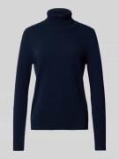 Christian Berg Woman Rollkragenpullover aus reinem Kaschmir in Dunkelb...
