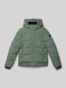 CARS JEANS Steppjacke mit Label-Patch Modell 'HASWAR' in Schilf, Größe...