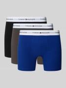 Tommy Hilfiger Trunks aus Baumwoll-Mix im 3er-Pack in Royal, Größe L