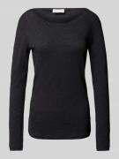 Marc O'Polo Slim Fit Langarmshirt aus reiner Baumwolle in Dunkelgrau, ...