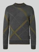 Marc O'Polo Regular Fit Strickpullover Baumwoll-Woll-Mix in Anthrazit,...