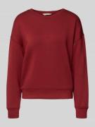 MSCH Copenhagen Sweatshirt aus Viskose-Mix Modell 'Ima' in Dunkelrot, ...