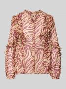 Soyaconcept Langarmbluse mit verdeckter Knopfleiste Modell 'VALBORG' i...