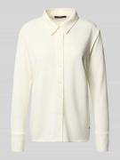 Windsor Regular Fit Bluse aus Lyocell-Mix mit Label-Detail in Offwhite...