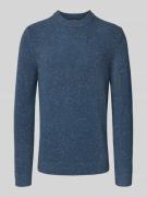 Christian Berg Men Strickpullover aus Lanawolle-Mix mit Rundhalsaussch...