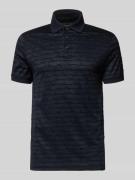 Emporio Armani Poloshirt mit kurzer Knopfleiste in Marine, Größe XL