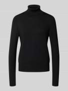 Christian Berg Woman Rollkragenpullover aus Viskose-Mix in Black, Größ...