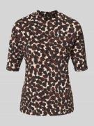 Betty Barclay T-Shirt mit Stehkragen und 1/2-Arm in Dunkelbraun, Größe...