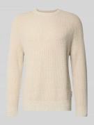 Marc O'Polo Regular Fit Pullover aus Woll-Mix in Weiss, Größe L