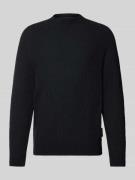 Marc O'Polo Regular Fit Pullover aus Woll-Mix in Black, Größe L