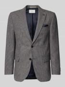 Carl Gross 2-Knopf-Sakko mit Reverskragen Modell 'Theo' in Dunkelblau,...