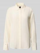 BOSS Relaxed Fit Bluse aus reiner Seide Modell 'BINALIA' in Offwhite, ...