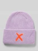 Unio Beanie mit Kaschmir-Anteil in Flieder, Größe 1