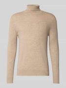 Christian Berg Men Rollkragenpullover aus Wolle-Kaschmir-Mix in Beige ...