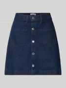 Only A-Linie Jeansrock aus reiner Baumwolle Modell 'AMAZING' in Dunkel...