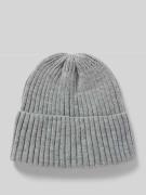 Jack & Jones Beanie mit breiter Krempe Modell 'ATLAS' in Hellgrau Mela...