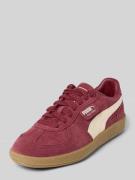 PUMA Sneaker mit Schnürverschluss Modell 'Palermo' in Dunkelrot, Größe...