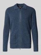 Christian Berg Men Cardigan mit Zweiwege-Reißverschluss in Marine, Grö...