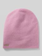 Seeberger Beanie aus reinem Kaschmir in Rosa, Größe 1