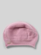 Seeberger Mütze aus reinem Kaschmir in Rose, Größe 1