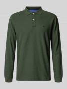 Fynch-Hatton Regular Fit Poloshirt mit Logo-Stitching in Bottle, Größe...