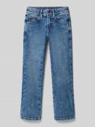 s.Oliver RED LABEL Bootcut Jeans aus Baumwoll-Mix Modell 'BETSY' in Bl...