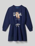 Polo Ralph Lauren Kids Regular Fit Kleid mit Logo-Print in Marine, Grö...