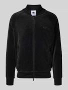 adidas Originals Sweatjacke mit Label-Stitching und Zweiwege-Reißversc...