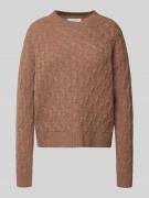 Christian Berg Woman Strickpullover aus Kaschmir mit Rundhalsausschnit...