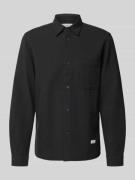 Marc O'Polo Denim Regular Fit Hemdjacke aus reiner Baumwolle in Black,...