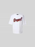 Dsquared2 T-Shirt mit Label-Detail in Weiss, Größe L