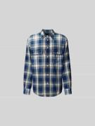 Dsquared2 Freizeithemd mit Kentkragen in Blau, Größe 48