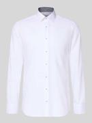 ETERNA Slim Fit Business-Hemd mit Kentkragen in Weiss, Größe 38