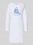 LOUIS & LOUISA Relaxed Fit Nachthemd mit Motiv-Print Modell 'Meine Woh...