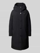 Blauer Usa Daunenmantel mit Label-Detail Modell 'ARGYLLE' in Black, Gr...