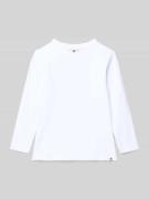 Garcia Longsleeve mit Label-Detail in Weiss, Größe 140