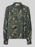 MOS MOSH Regular Fit Bluse mit Umlegekragen Modell 'Abina' in Schilf, ...