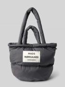 MADS NØRGAARD Tote Bag mit Logo-Patch in Stepp-Optik Modell 'Pillow' i...