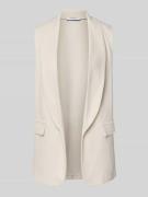 ZABAIONE Weste aus Viskose-Mix mit Pattentaschen Modell 'Am44br' in Be...