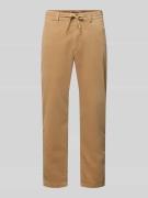MCNEAL Tapered Fit Cordhose mit Strukturmuster in Beige, Größe XL