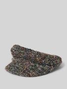 Loevenich Mütze in Bouclé-Optik Modell 'Bakerboy' in Black, Größe 1